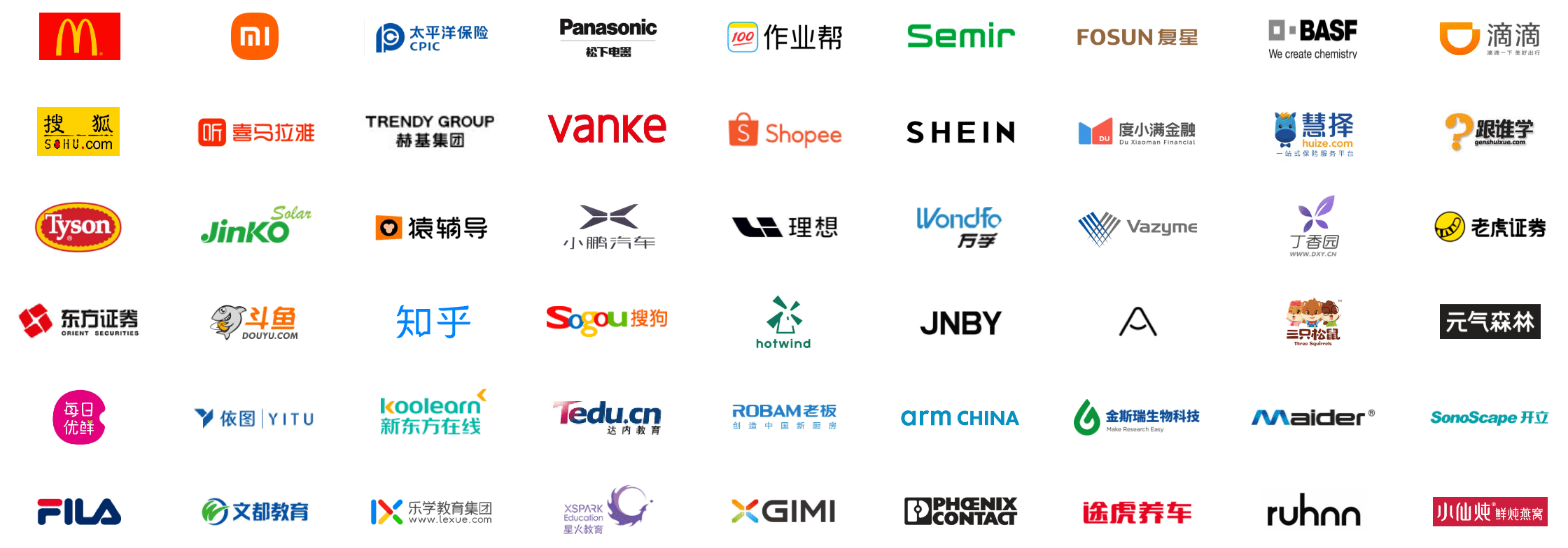 参会企业